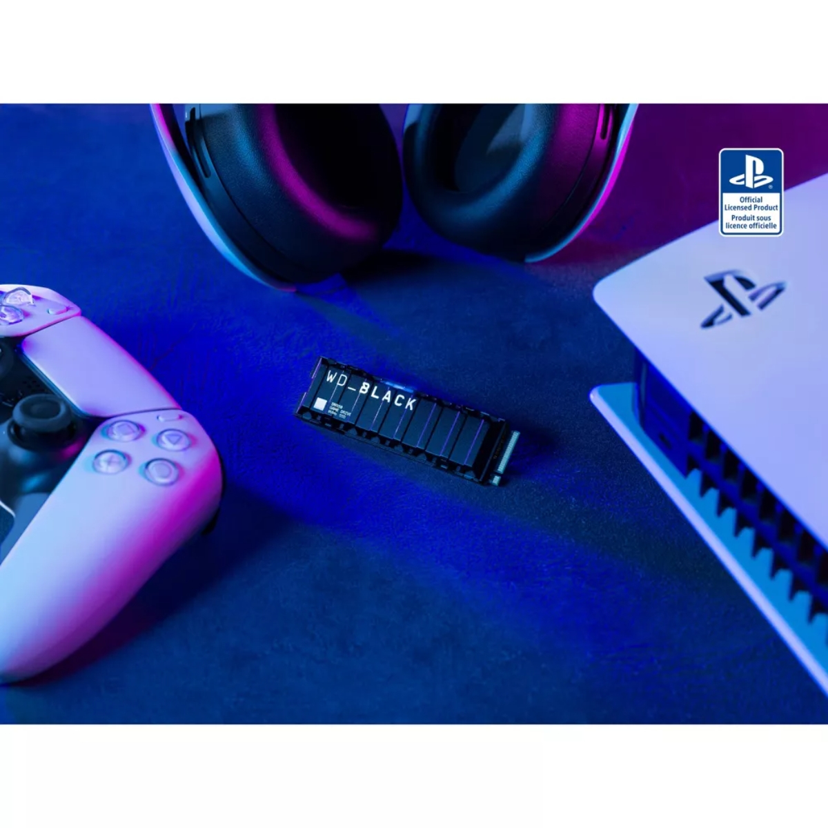 ويسترن ديجيتال 2TB SN850 NVMe SSD مع مشتت حراري لجهاز بلايستيشن 5