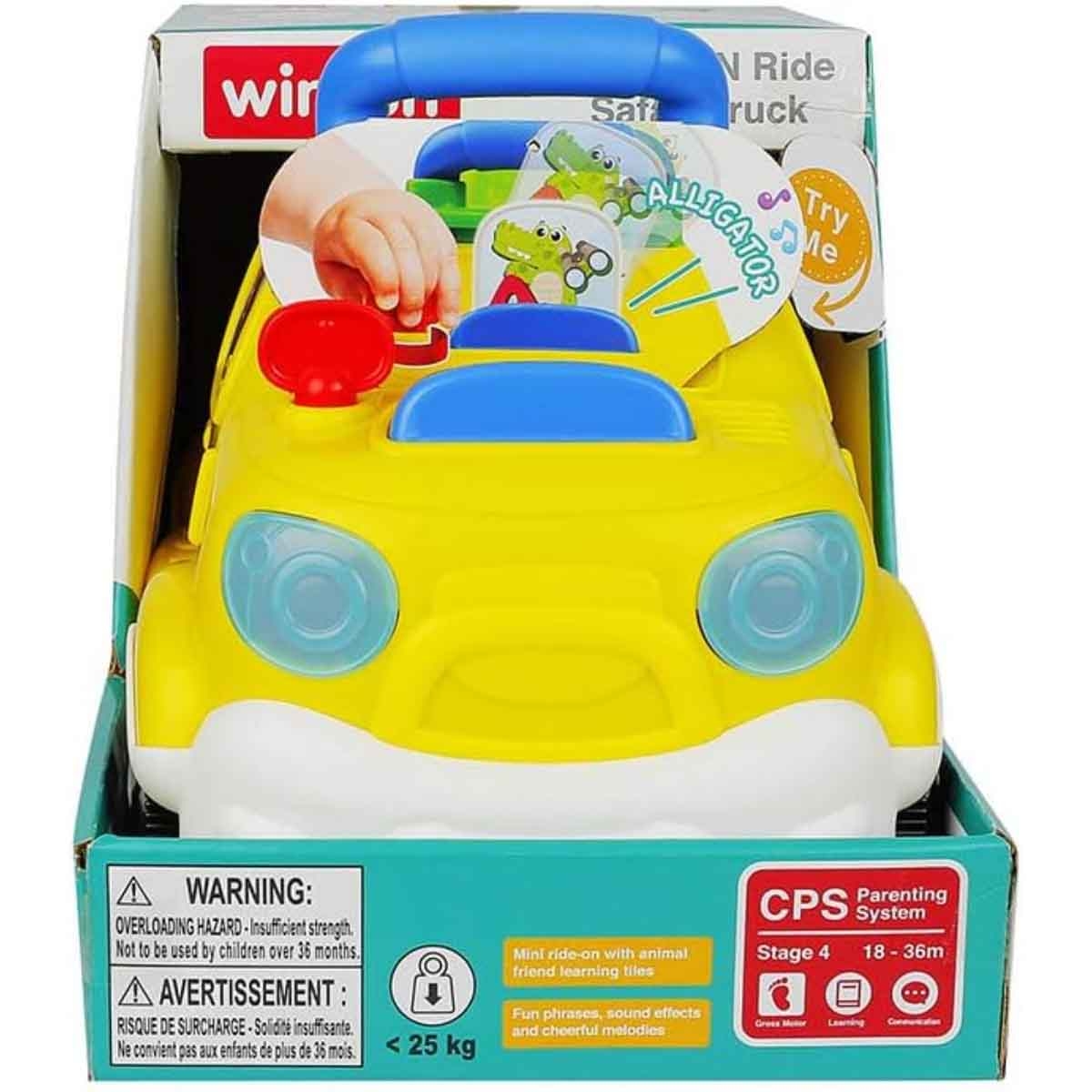 وين فن شاحنة ركوب سفاري ليرن آند رايد للأطفال عمر 0-2 سنوات