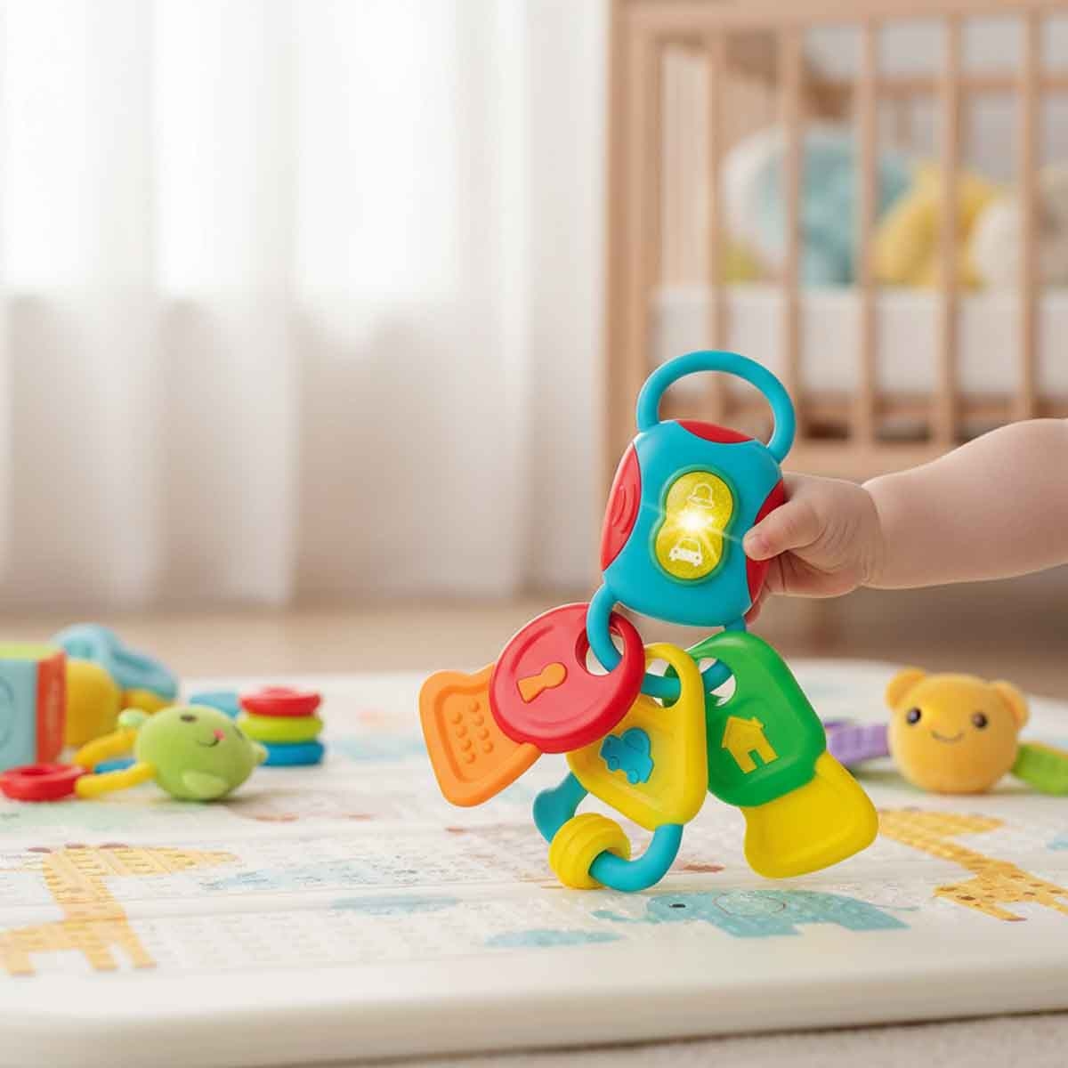 وين فن مفاتيح عضّ لايت آند ساوند للأطفال عمر 0-2 سنوات
