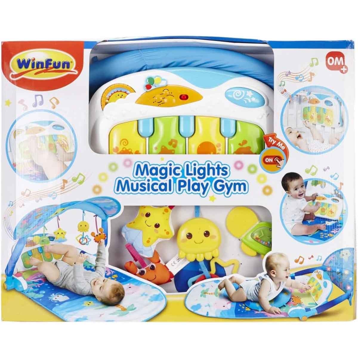 وين فن صالة لعب ماجيك لايتس للأطفال عمر 0-2 سنوات