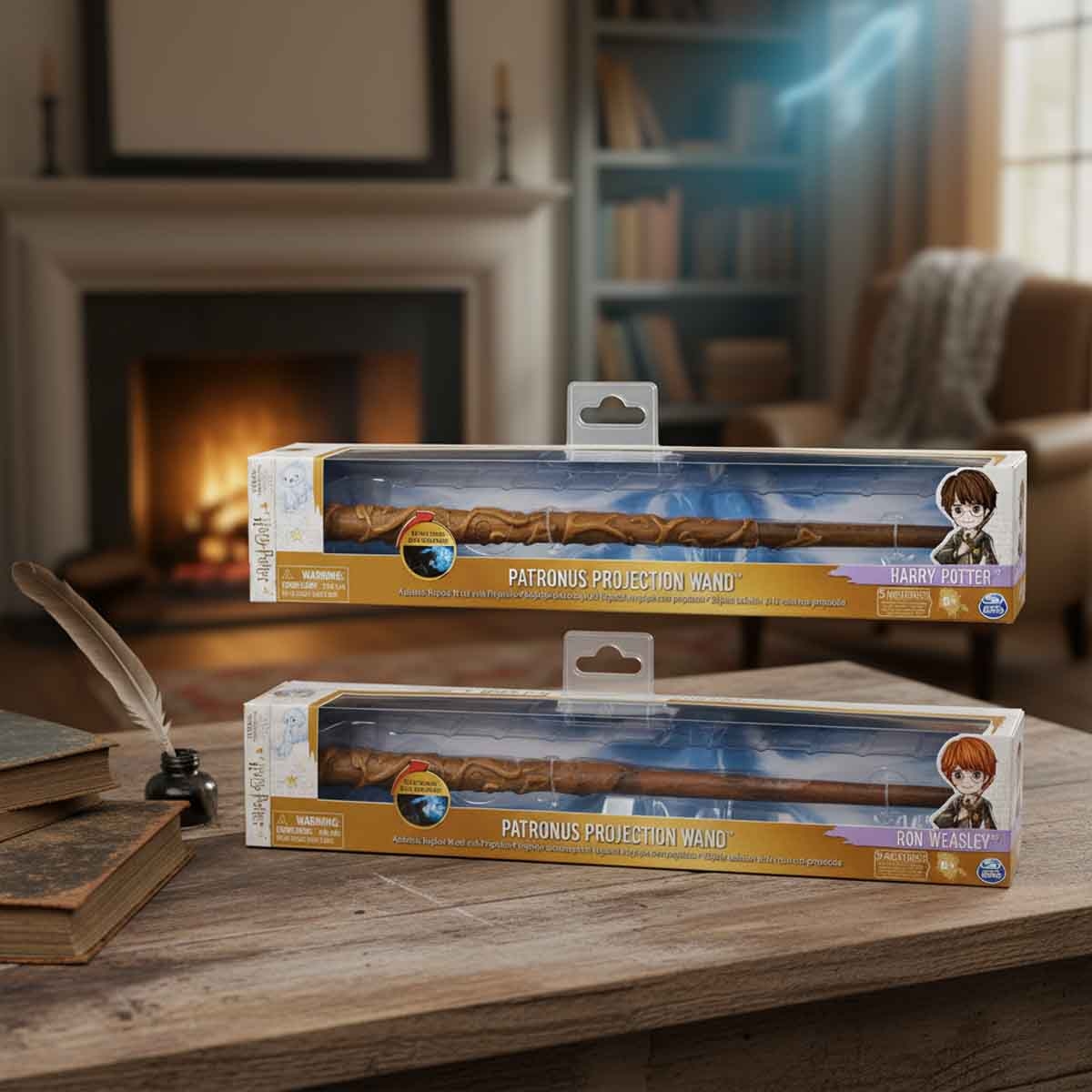 ويزاردينغ وورلد عصا باترونوس مع عرض ضوئي منوعة للجنسين، عمر 5-7 سنوات