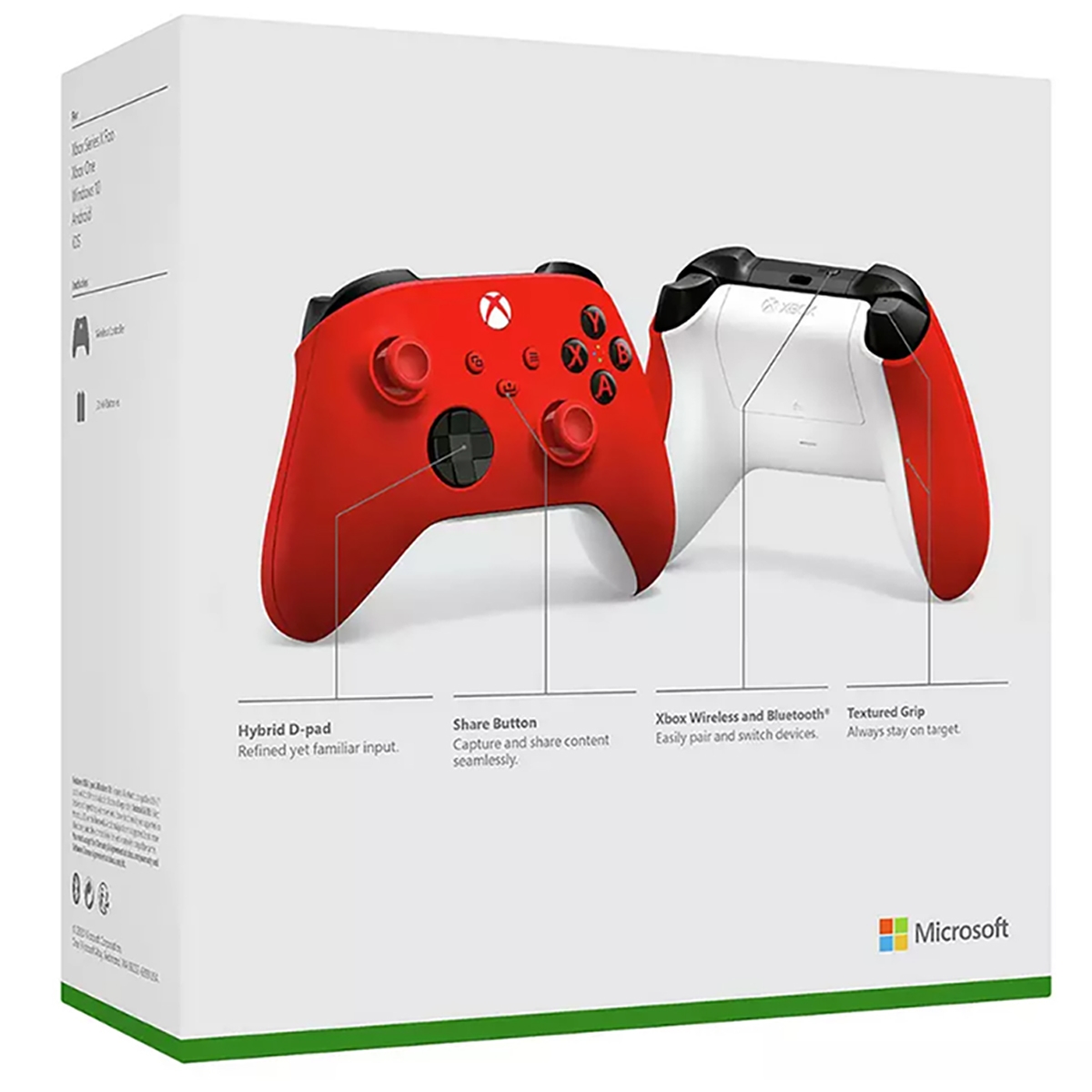 اكس بوكس وحدة تحكم لاسلكية أحمر بالس لأجهزة اكس بوكس سيريس X/S