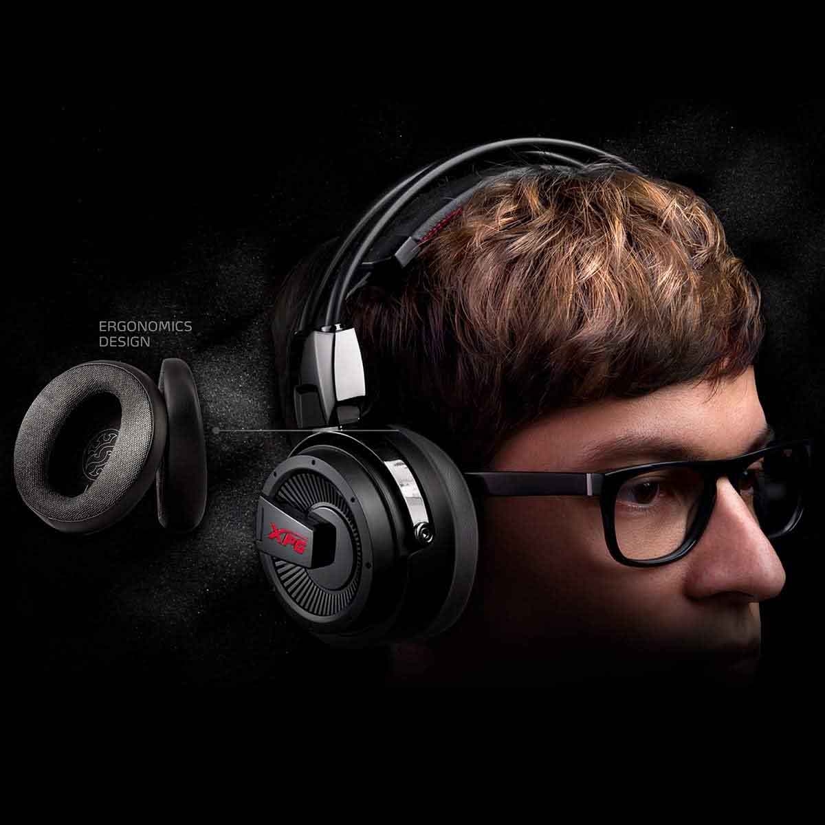 إكس بي جي سماعة ألعاب سلكية Precog Analog بمشغلات مزدوجة ومدخل 3.5mm