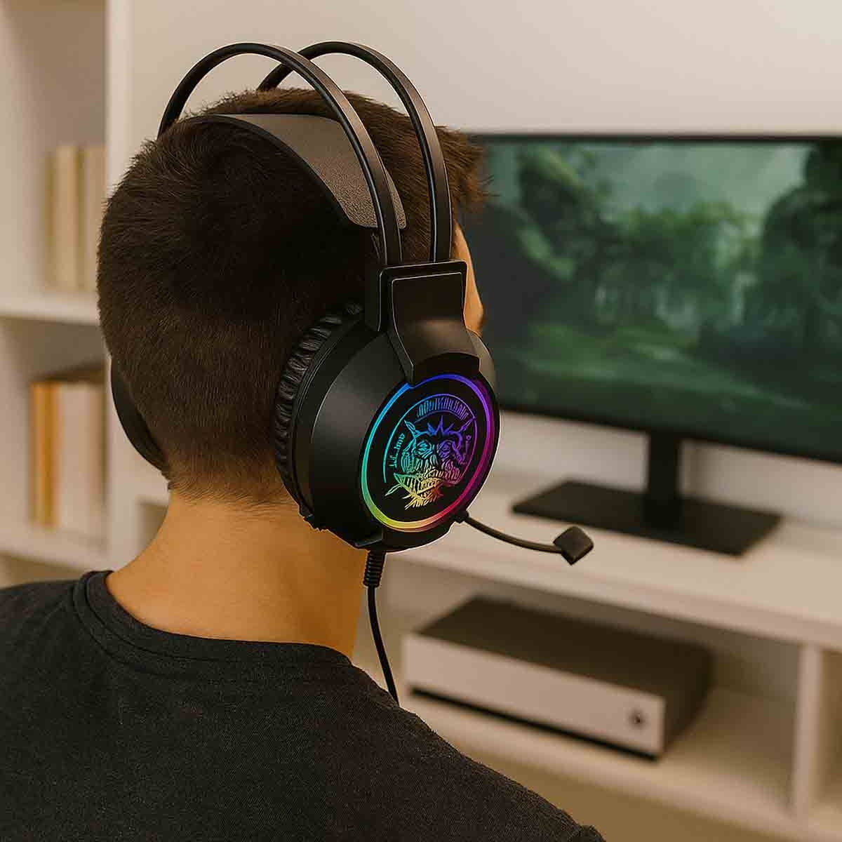 إكسترايك مي سماعة رأس ألعاب سلكية بنظام صوت محيطي موديل GH-416