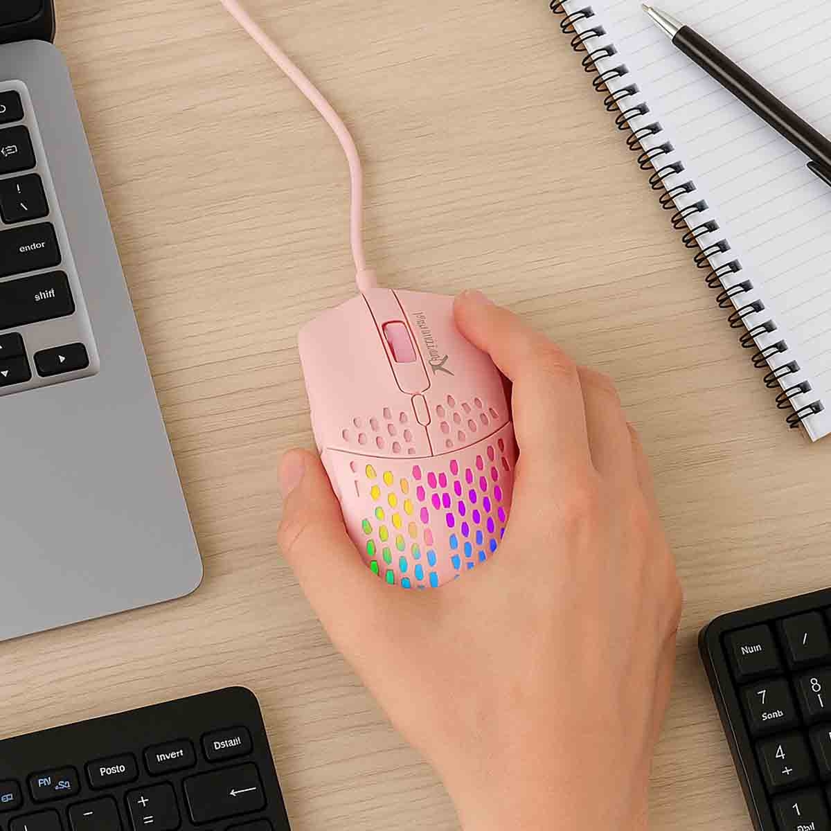 إكسترايك مي ماوس ألعاب بصري سلكي مزود بإضاءة خلفية موديل GM-209P