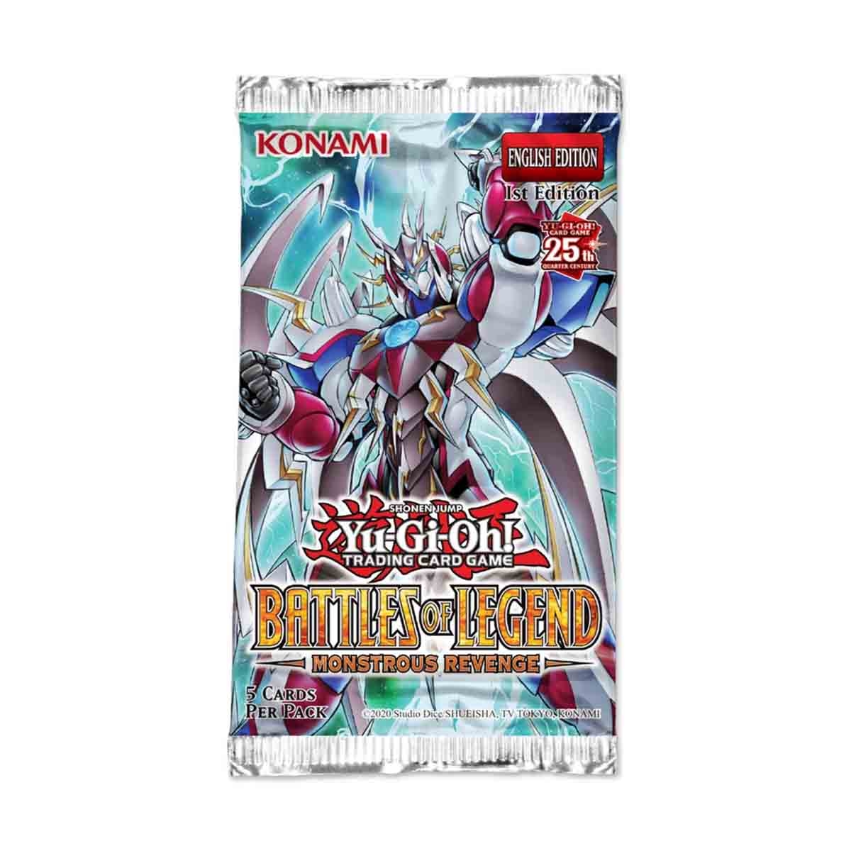 يوغي أوه! مجموعة تعزيزية أسطورية: انتقام الوحوش، لعبة بطاقات تداول متنوعة للجنسين، من عمر 5 إلى 7 سنوات