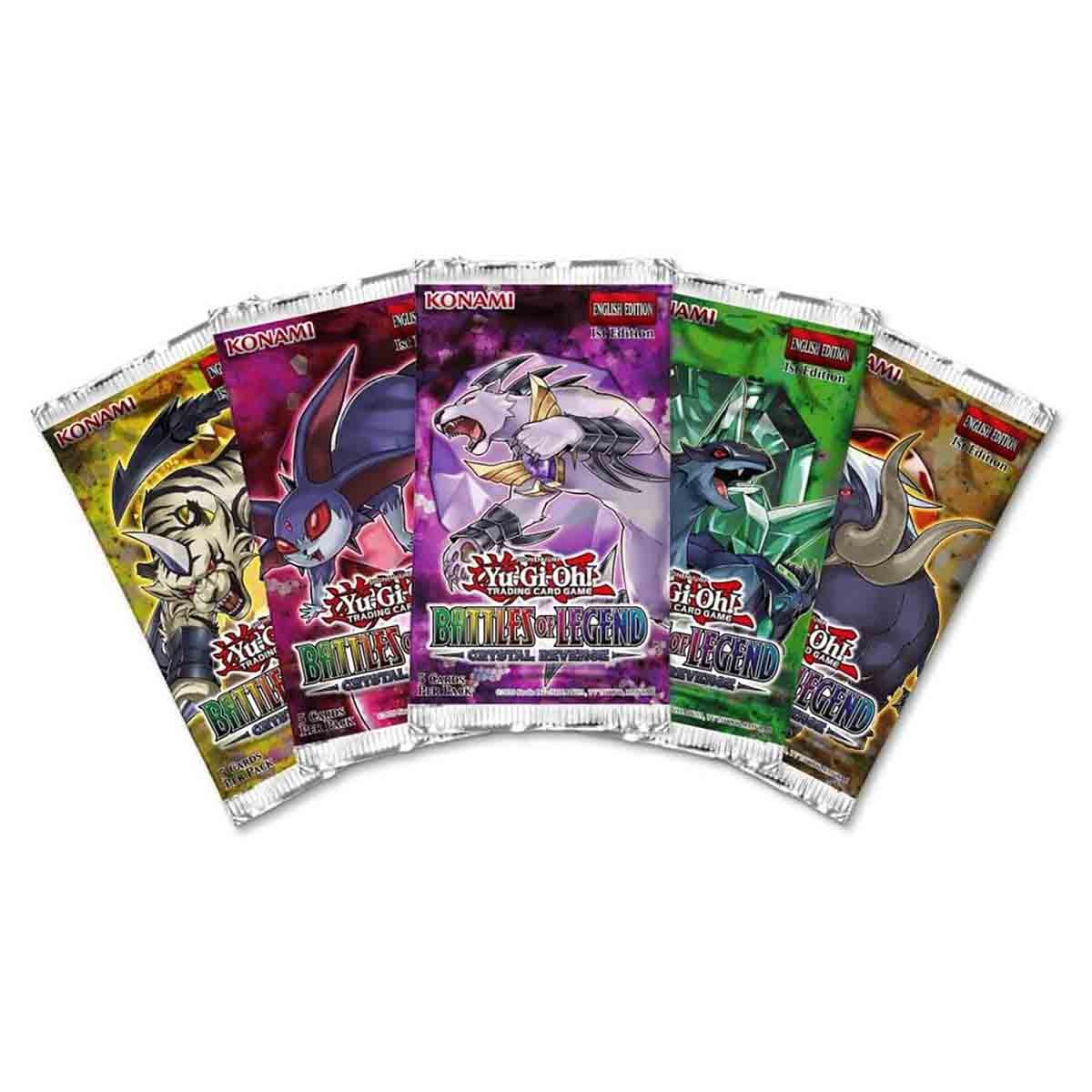 يوغي أوه! مجموعة تعزيزية أسطورية: انتقام الكريستال، لعبة بطاقات تداول متنوعة للجنسين، من عمر 5 إلى 7 سنوات