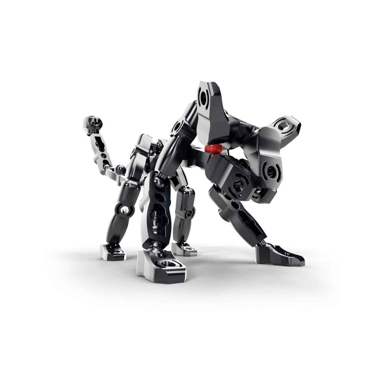 زبيل زوز مجسم فهد أسود من مكعبات للجنسين 5 - 7 سنوات