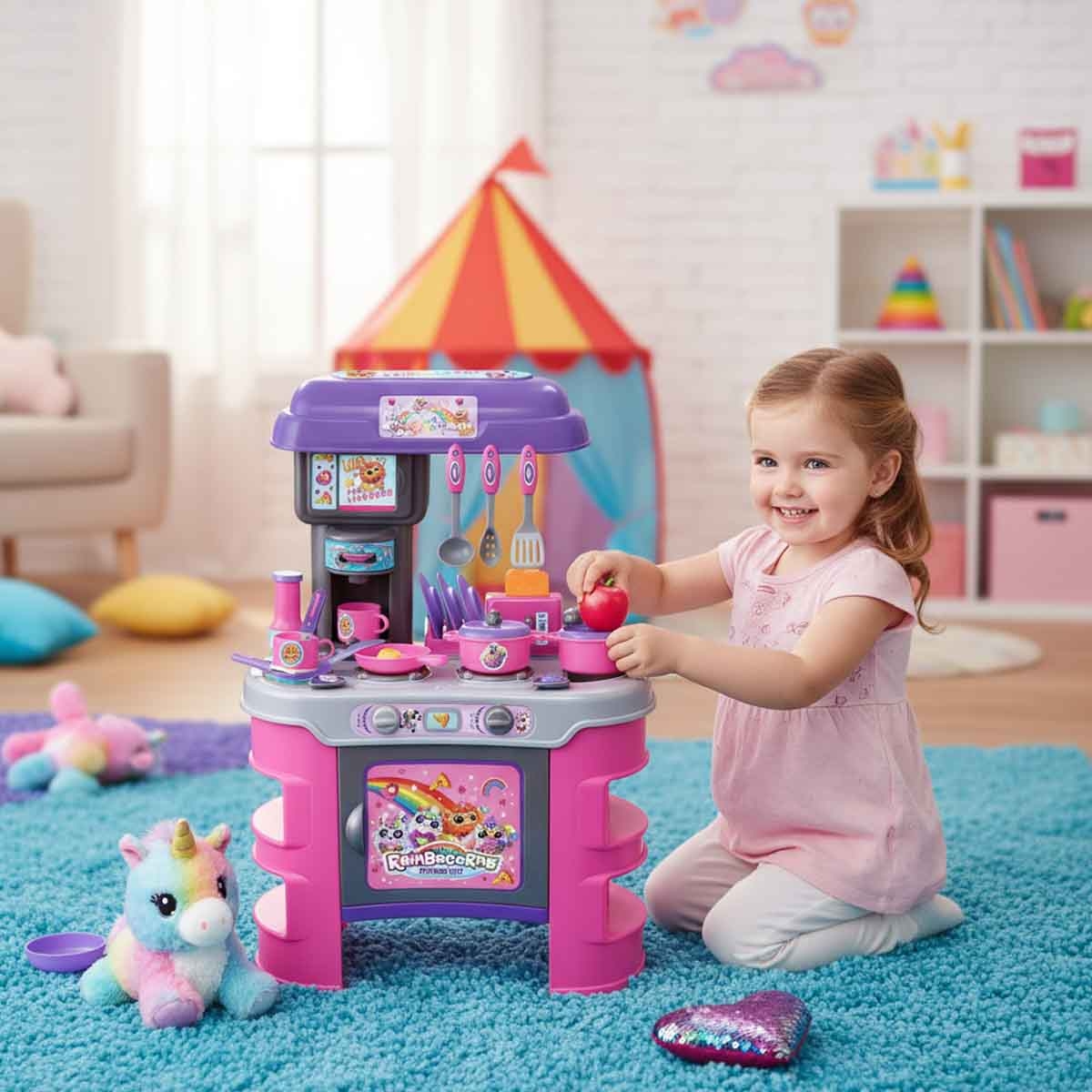 زورو رينبوكورنز مطبخ ديلوكس للبنات، 3-4 سنوات