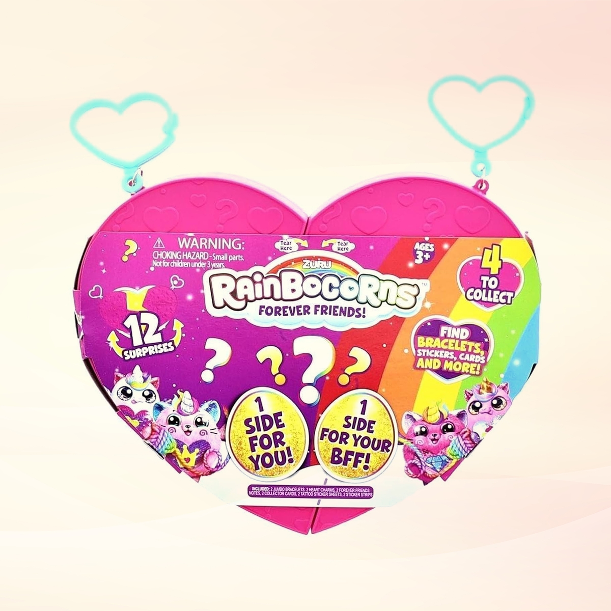 زورو رينبوكورنز صندوق الأصدقاء للأبد للبنات، 3-4 سنوات