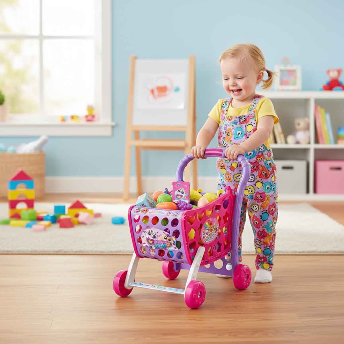 زورو رينبوكورنز عربة تسوق لعب للبنات، 3-4 سنوات