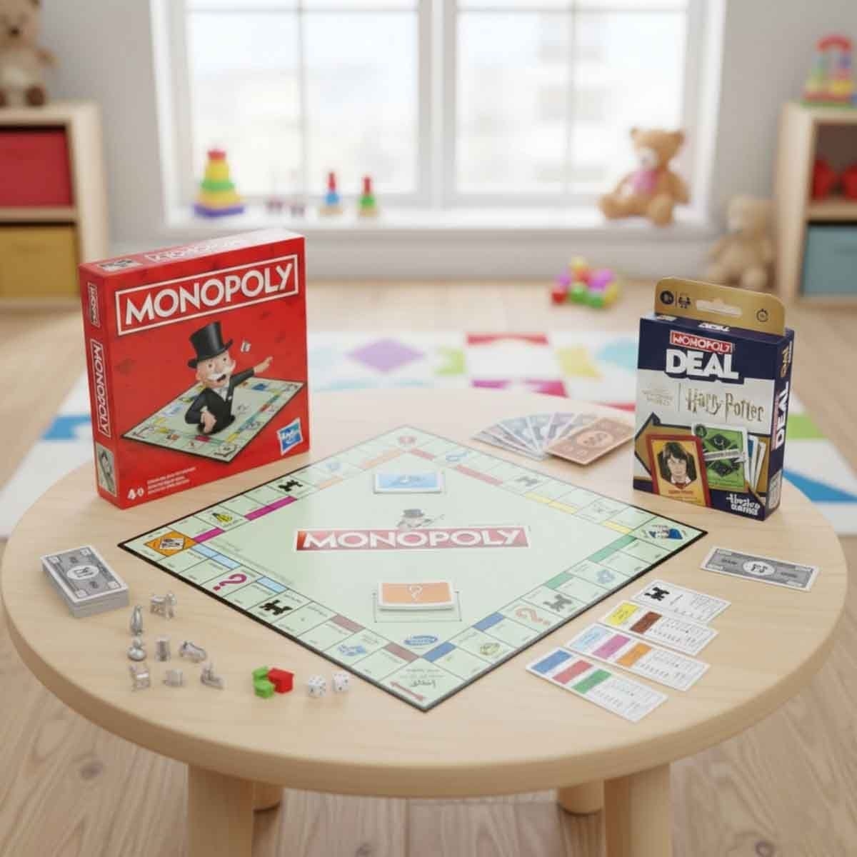 Monopoly Deal Harry Potter & Classic Board Game Bundle Unisex, 8-10 Years